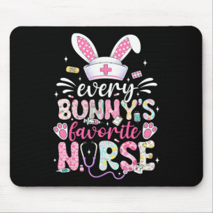Mousepad A Enfermeira Favorita de Todos os Coelhinhos Fofa