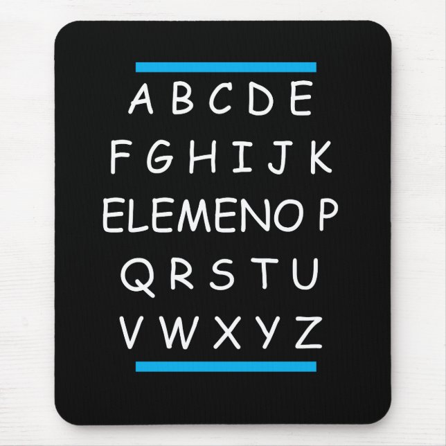 Mousepad A Engraçada Gramática Sarcástica do ABC (Frente)