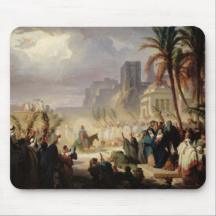 Mousepad A entrada do cristo em Jerusalem