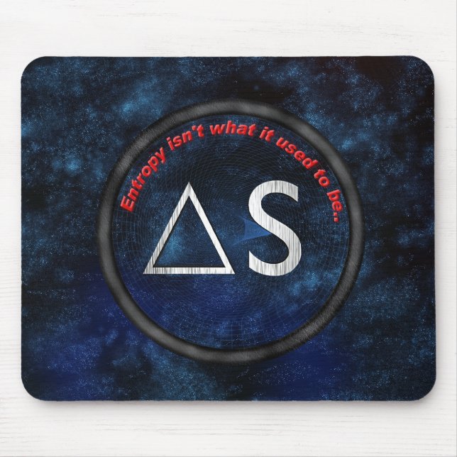 Mousepad A entropia não é o que se usou para ser (Frente)