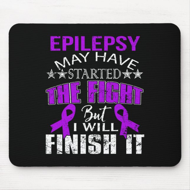 MOUSEPAD A EPILEPSIA COMEÇOU A LUTA QUE EU TERMINAREI EM SH (Frente)