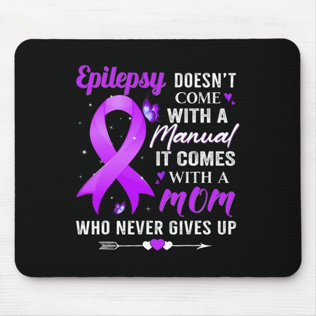 Mousepad A epilepsia não vem com uma Purpe de Consciência M (Frente)