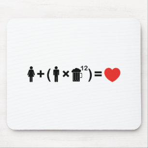 Mousepad A Equação do Amor para os Homens