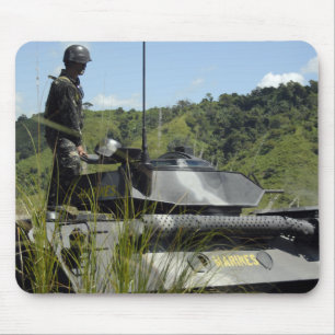 Mousepad A equipe de aterragem de batalhão marinha filipin