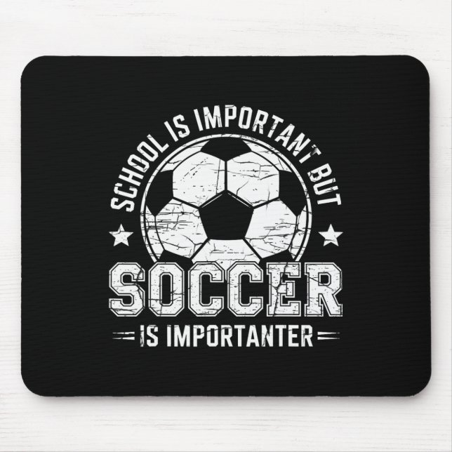 Mousepad A Escola É Importante Mas O Futebol É Mais Importa (Frente)