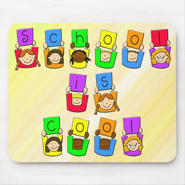 Mousepad A escola é legal - miúdos (Frente)