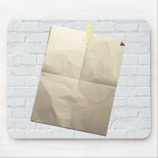 Mousepad A escrita no vazio do tapete do rato da parede