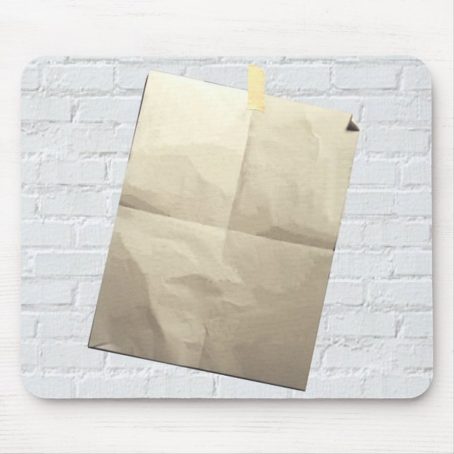 Mousepad A escrita no vazio do tapete do rato da parede (Frente)