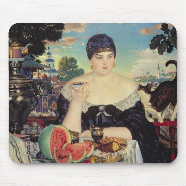Mousepad A Esposa do Comerciante em Tea, 1918 (Frente)