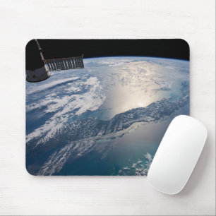 Mousepad A Estação Espacial Internacional Acima Do Atlântic