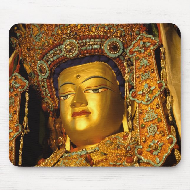 Mousepad A estátua de Jowo Buddha dourada, o Templo Jokhang (Frente)