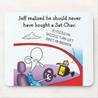 Mousepad A esteira impar do rato de Sat Chav do pelotão