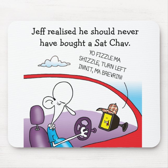 Mousepad A esteira impar do rato de Sat Chav do pelotão (Frente)