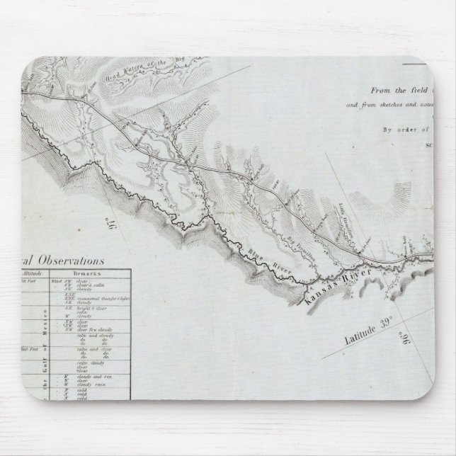 Mousepad A estrada do Missouri para o Oregon 4 (Frente)