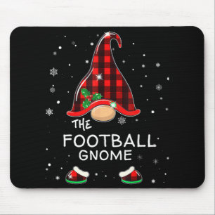 Mousepad A Família de Festas de Natal do Gnomo de Futebol