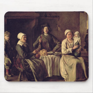 Mousepad A família do camponês, 1642 (óleo em canvas)
