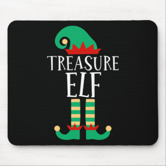 Mousepad A Família Engraçada Do Tesouro Elf Correspondendo 