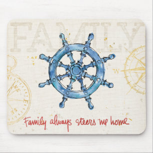 Mousepad A família litoral das citações dirige-me semp
