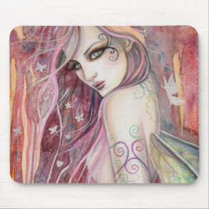 Mousepad A Fantasia Moderna de Arte da Flertar Tímida
