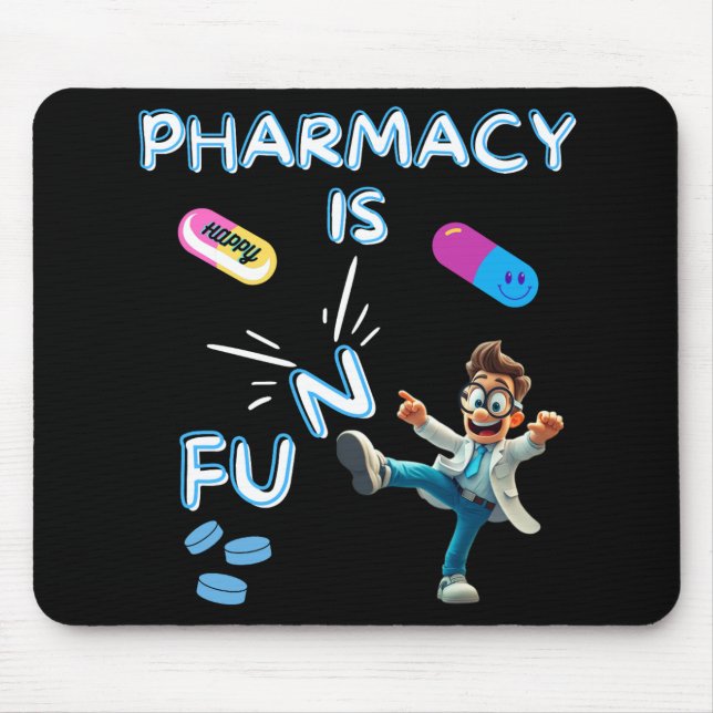 MOUSEPAD A FARMACIA É DIVERTIDA SEM O "N" (Frente)