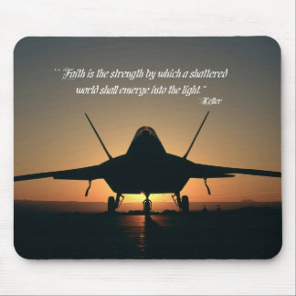 Mousepad A fé é a força por que um mundo quebrado s
