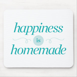 Mousepad A felicidade é caseiro