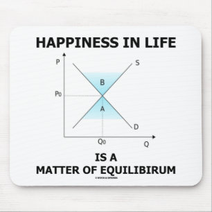 Mousepad A Felicidade Na Vida É Uma Questão De Equilíbrio