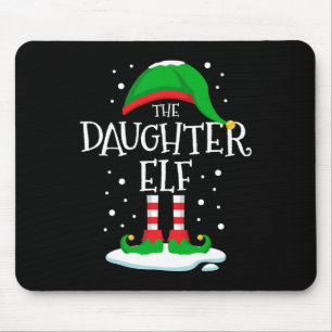 Mousepad A Filha Da Família De Natal Elf Correspondendo A X