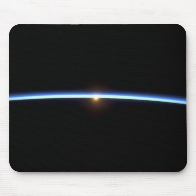 Mousepad A fina linha da atmosfera da Terra 2 (Frente)