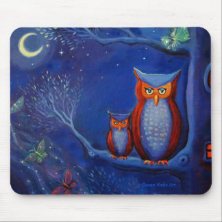 Mousepad A floresta na noite - esteira do rato