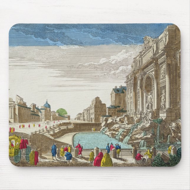 Mousepad A fonte do Trevi, Roma (Frente)