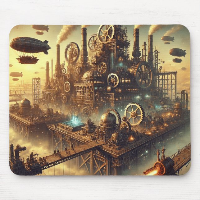 Mousepad A Forja Industrial Acima das Nuvens (Frente)