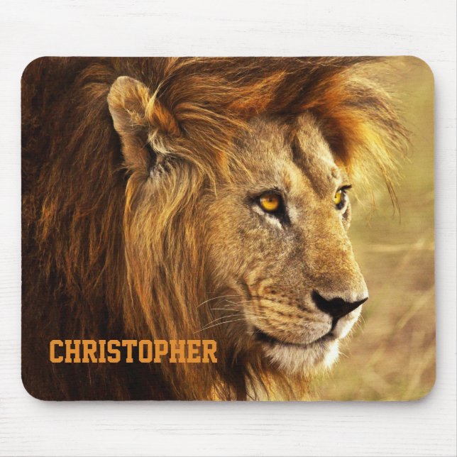 Mousepad A Fotografia Noble Lion (Frente)