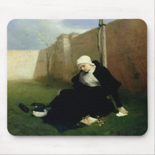Mousepad A freira no jardim do claustro, 1869