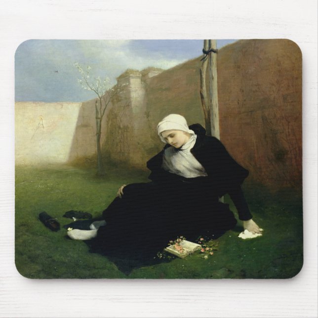 Mousepad A freira no jardim do claustro, 1869 (Frente)