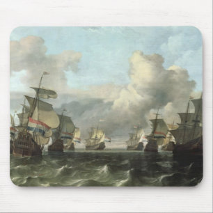 Mousepad A frota holandesa da empresa de India, 1675