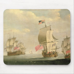 Mousepad A frota inglesa sob a vela