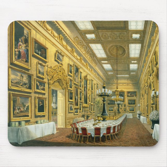 Mousepad A galeria de Waterloo, casa de Apsley, reproduzida (Frente)
