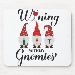 Mousepad A ganhar com os meus fantasmas. Gnomos bebendos. G