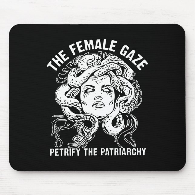 Mousepad A Gaze Feminina Petrify A Patriarquia (Frente)