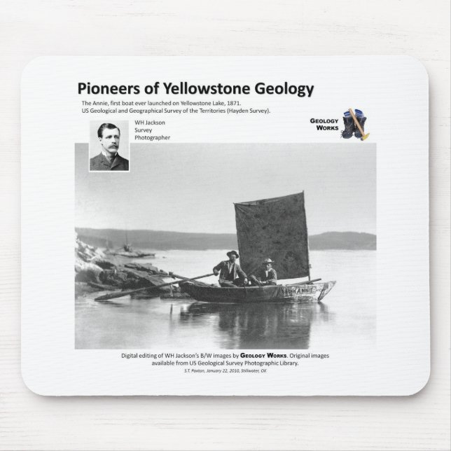 Mousepad A geologia de Yellowstone abre caminho Ia - (Frente)