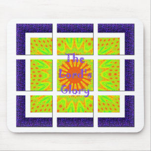 Mousepad A Geometria Gloriosa do Senhor: Divertida e Criati
