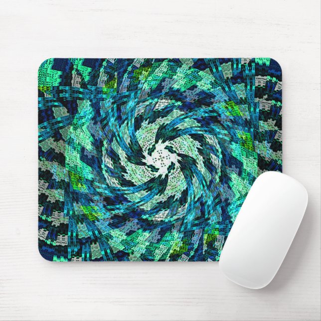 Mousepad A girar ondas geométricas... (Com mouse)