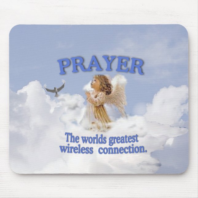Mousepad A grande conexão sem fio dos mundos angélicos da (Frente)