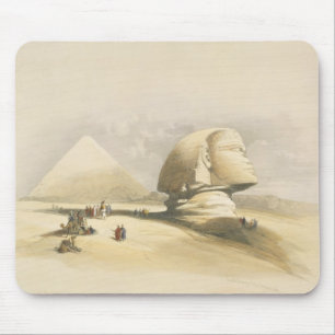 Mousepad A grande esfinge e as pirâmides de Giza, de "E