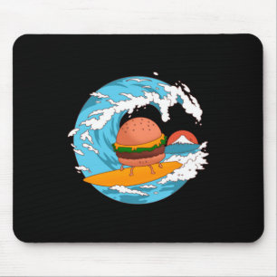 Mousepad A Grande Onda de Hambúrguer