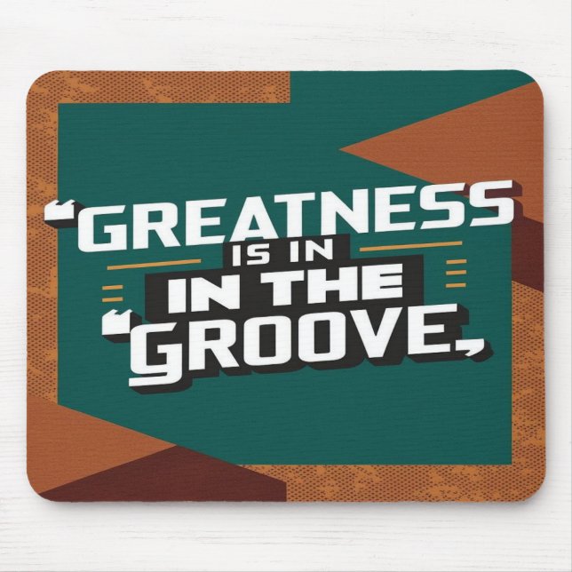 Mousepad A Grandeza Está No Ritmo (Frente)