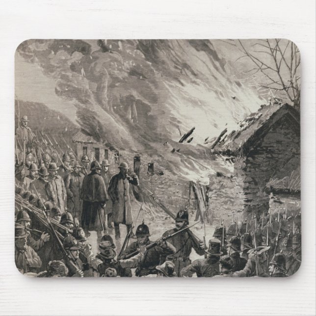 Mousepad A guerra do aluguel em Ireland (Frente)