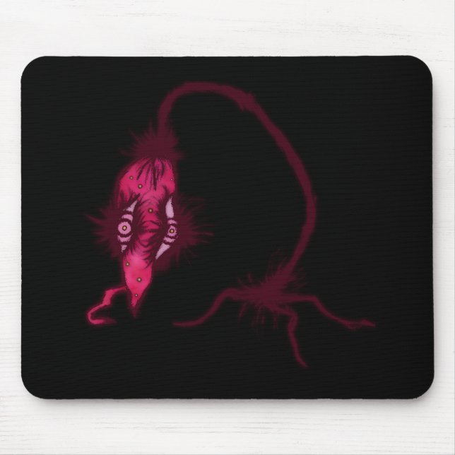 Mousepad a haha do rato de morango (Frente)