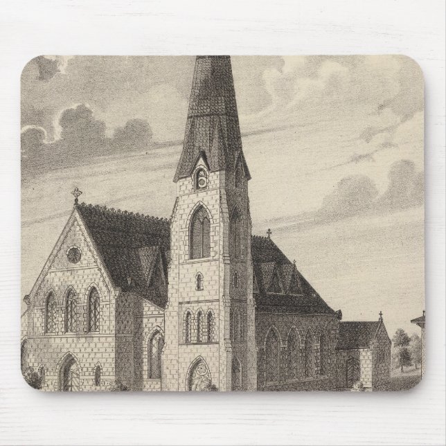 Mousepad A Igreja de Peter e residência paroquial da Rua (Frente)
